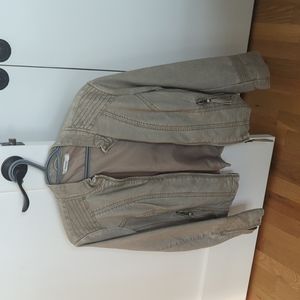 Faux leather jacket - bomber style